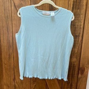 Alfred Dunner sleeveless knit 1X top